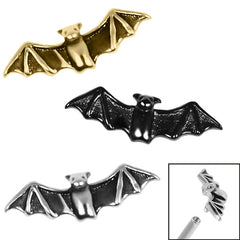 view all Steel Vampire Bat for Internal Thread shafts in 1.2mm body jewellery
