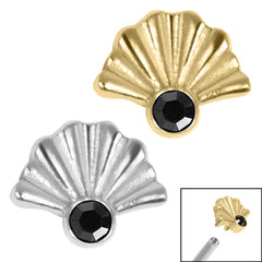 view all Steel Jewelled Deco Fan for Internal Thread shafts in 1.2mm body jewellery