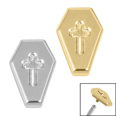view all Titanium Coffin for Internal Thread shafts in 1.2mm body jewellery