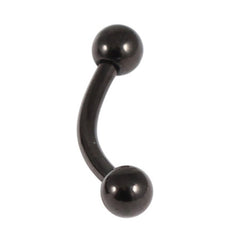 view all Black Steel Micro Curved Bar 1.2mm body jewellery