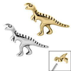 view all Steel Dinosaur for Internal Thread shafts in 1.2mm body jewellery
