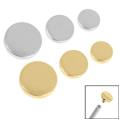 view all Titanium Disk for Internal Thread shafts in 1.2mm body jewellery