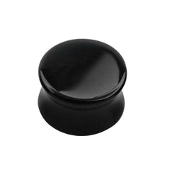 Black Onyx Stone Double Flared Tapered Plug