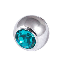 view all Steel Threaded Jewelled Balls 1.2x2.5mm body jewellery