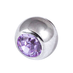 view all Steel Threaded Jewelled Balls 1.2x3mm body jewellery