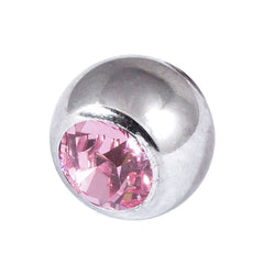 view all Steel Threaded Jewelled Balls 1.6x4mm body jewellery
