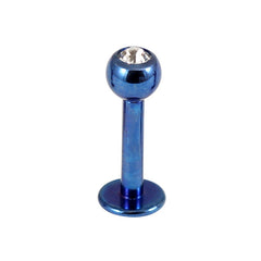 view all Titanium Jewelled Labrets 1.2mm body jewellery