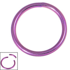 view all Titanium Smooth Segment Ring body jewellery