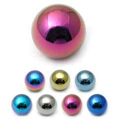 view all Titanium Threaded Balls body jewellery