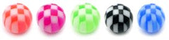 view all Acrylic Checker A Balls body jewellery