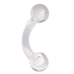 view all Bioflex Micro Curved Barbell with Acrylic Balls 1.2mm body jewellery