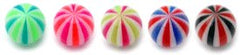 view all Acrylic Melon Balls body jewellery
