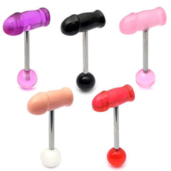 view all Acrylic Wee Willie Winkie Barbell body jewellery