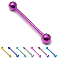 view all Titanium Barbell 1.6mm 18-28mm body jewellery