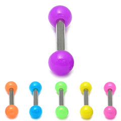 view all Acrylic Neon Ball Micro Barbell 1.2mm body jewellery