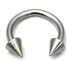 view all Steel Coned Circular Barbells (CBB) (Horseshoes) body jewellery