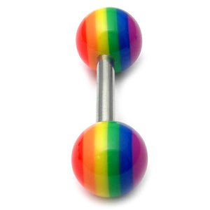 Acrylic Rainbow Barbells