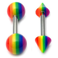 Acrylic Rainbow Micro Barbell 1.2mm