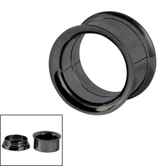 view all Black Steel Internal Thread Double Flared Eyelet body jewellery
