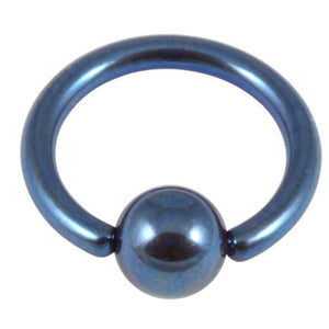 Titanium BCR with Titanium Ball 1.2mm gauge