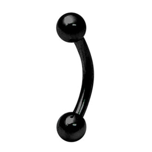 Black Steel Curved Bars 1.6mm