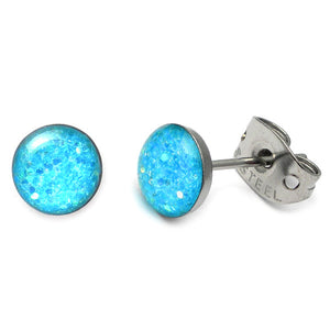 Steel Sparkle Earrings