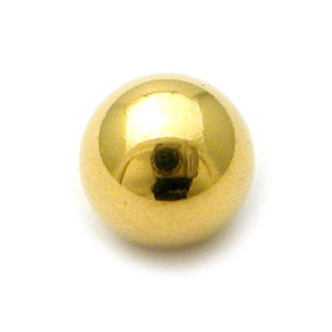 22ct Gold Steel Steel Ball