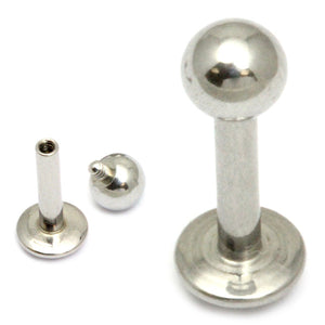 Steel Internally Threaded Labrets 1.6mm
