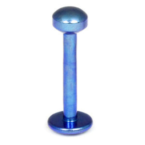 Titanium Labrets with Disk Top 1.2mm Gauge