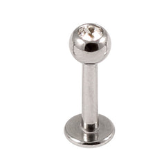 Steel Jewelled Labret 1.2mm with 2.5mm ball