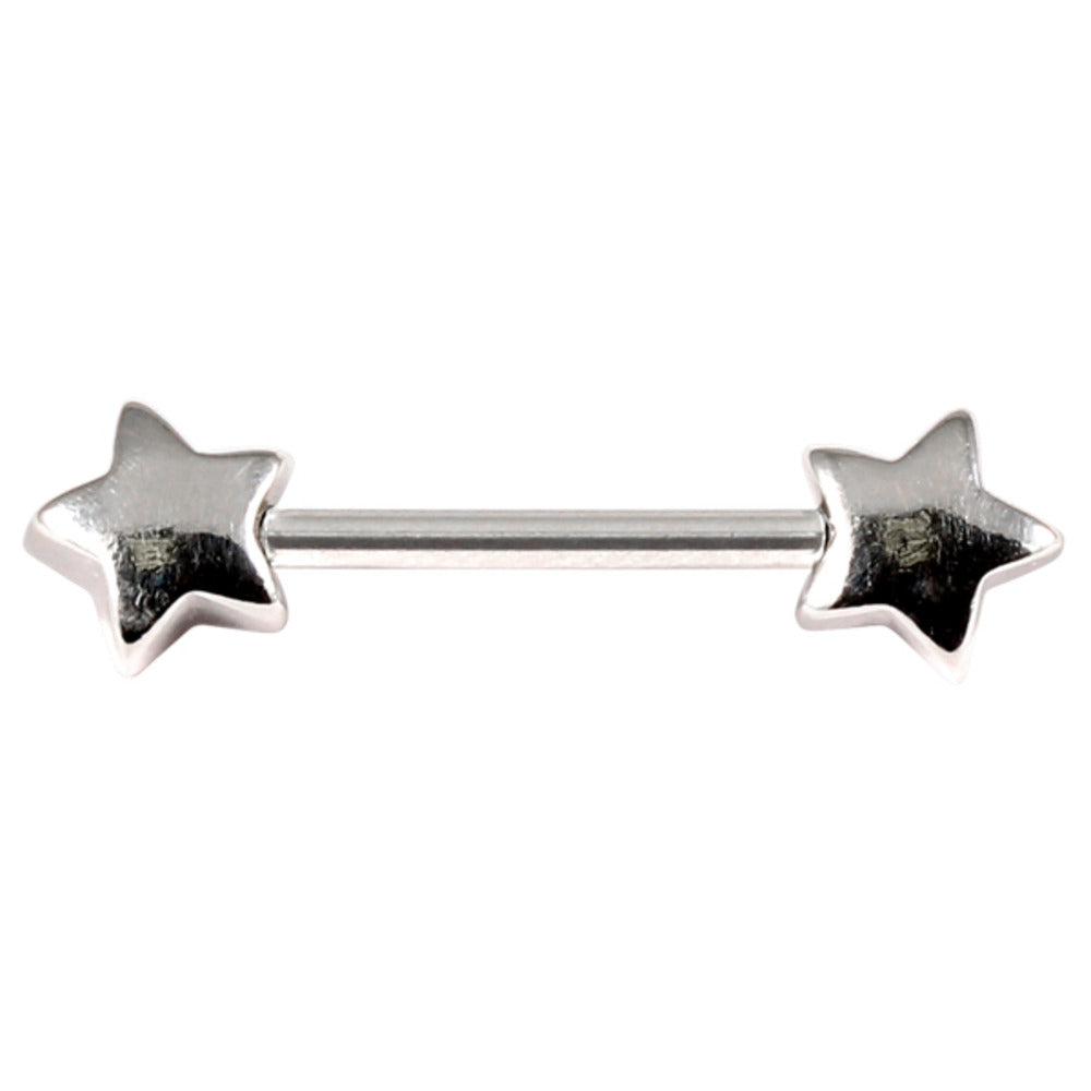 Steel Stars Nipple Bar –
