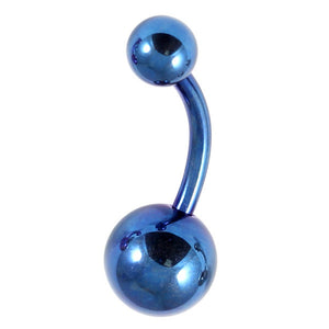 Titanium Belly Bar 1.6mm with 8-5 balls