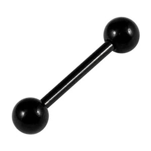 Black Steel Barbell 1.6mm 6-24mm