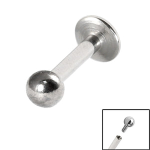 Titanium Internally Threaded Labrets 1.6mm