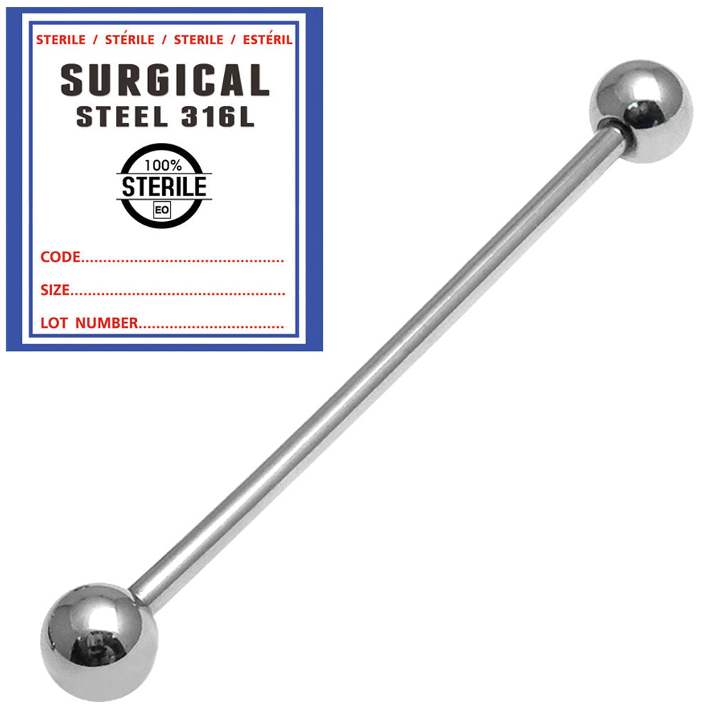 Sterile Steel Industrial Scaffold Barbell 32-38mm