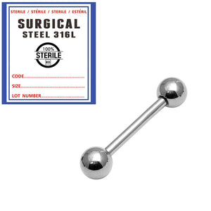Sterile Steel Micro Barbells 1.2mm
