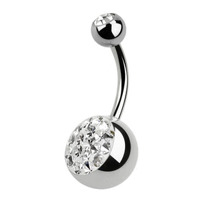 Steel Mega Sparkle Belly Bar