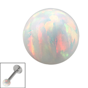 Synthetic Opal Threaded Balls 1.2mm