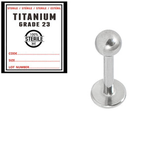 Sterile Titanium Labrets