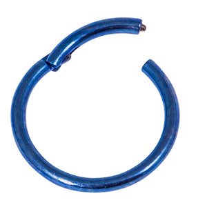 Titanium Hinged Segment Ring (Clicker) 0.8mm and 1.0mm Gauge