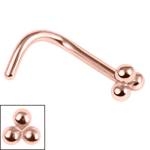 Steel Trinity Nose Stud
