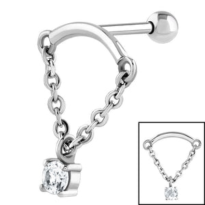 Steel Concealed Jewelled Chain Bar