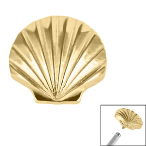 Titanium Clam Shell for Internal Thread shafts in 1.2mm
