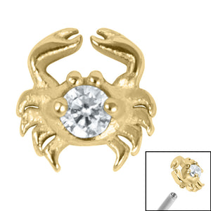 Steel Jewelled Crab for Internal Thread shafts in 1.2mm