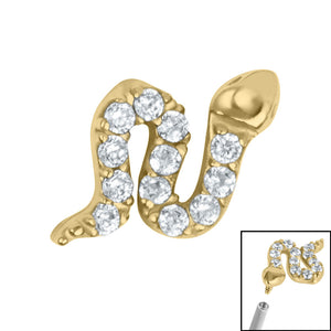 Steel Claw Set Jewelled Snake for Internal Thread shafts in 1.2mm