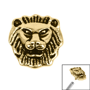 Steel Lion Head for Internal Thread shafts in 1.2mm