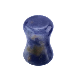 Sodalite Stone Double Flared Tapered Plug