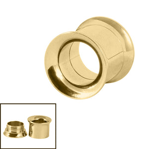 Gold Steel Internal Thread Double Flared Eyelet