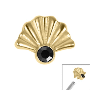 Steel Jewelled Deco Fan for Internal Thread shafts in 1.2mm