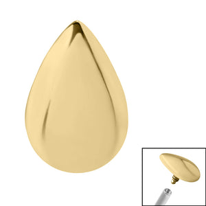 Steel Plain Teardrop for Internal Thread Shafts in 1.2mm